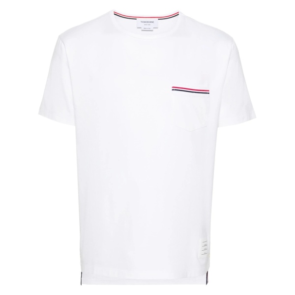RWB-stripe cotton T-shirt