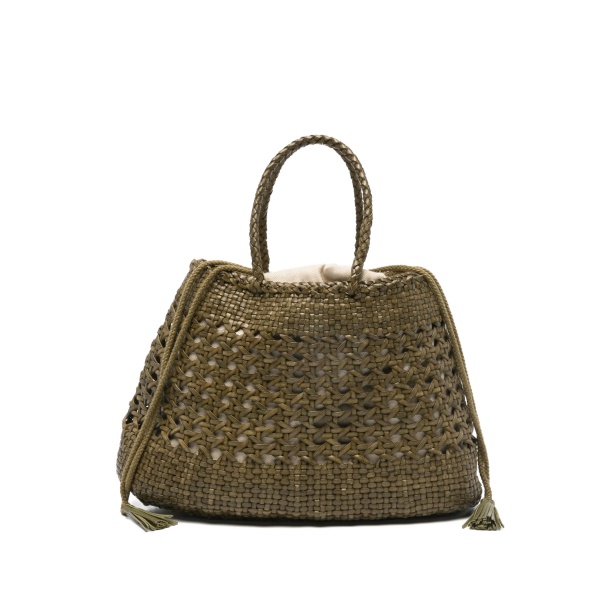 Santa Cano woven braided tote bag