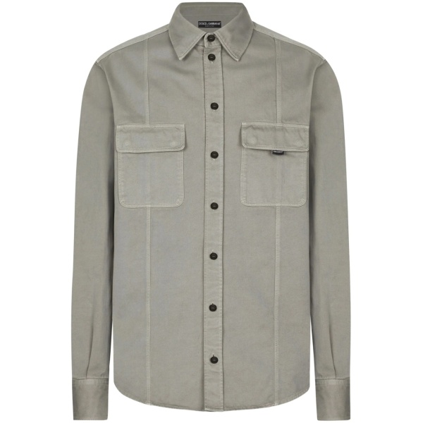 seam-detail shirt