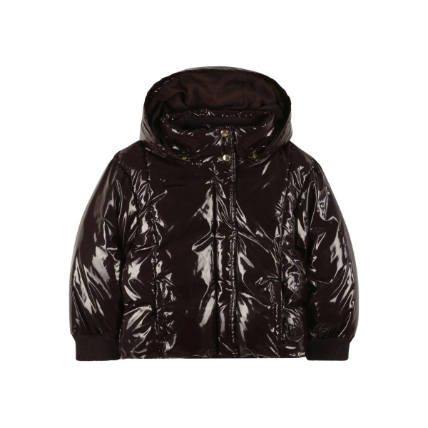 shiny puffer jacket
