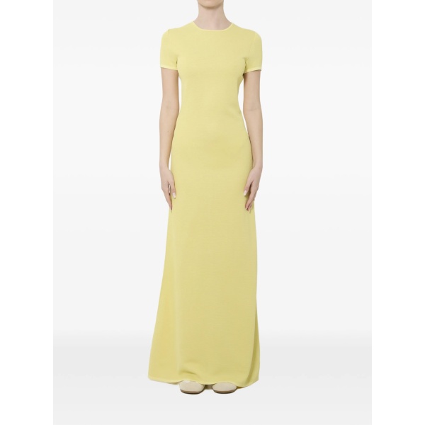 short-sleeved maxi dress