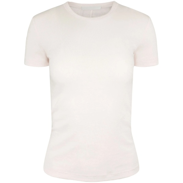 Shrunken ribbed-knit top