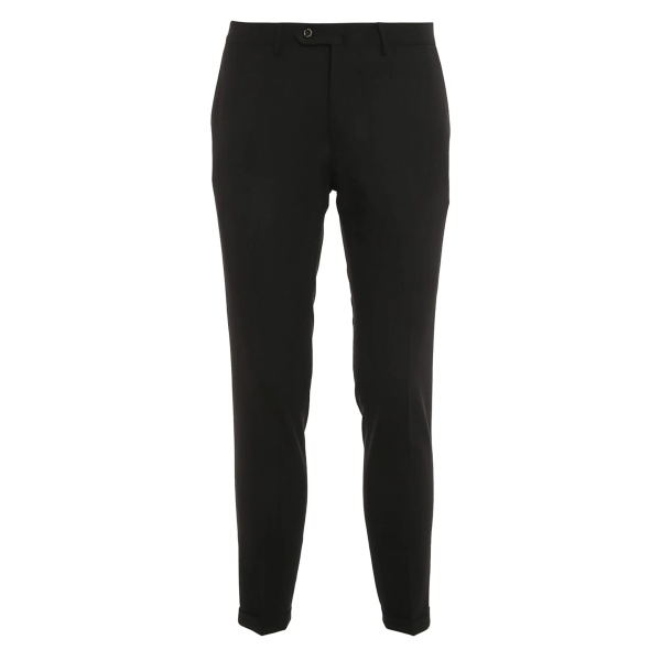 side-pocket wool trousers