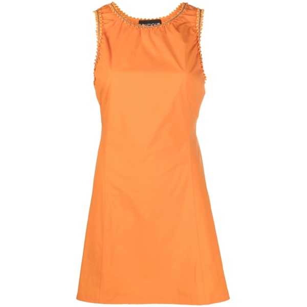 sleeveless cotton mini dress