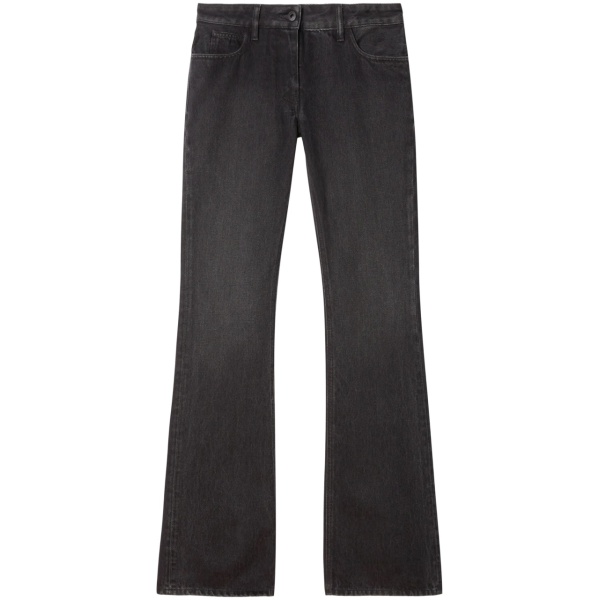 slim-leg flared jeans