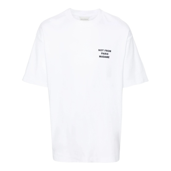 slogan-print cotton T-shirt