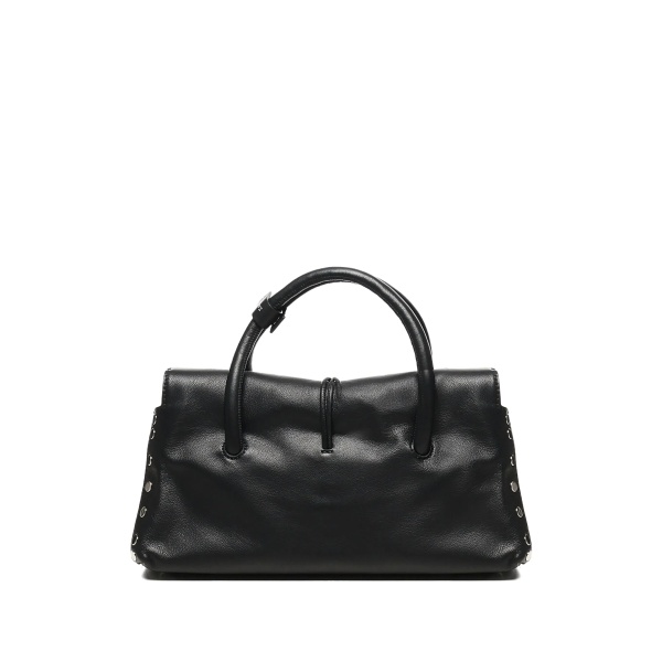 small Dotta Centauro leather-buckle studded tote bag