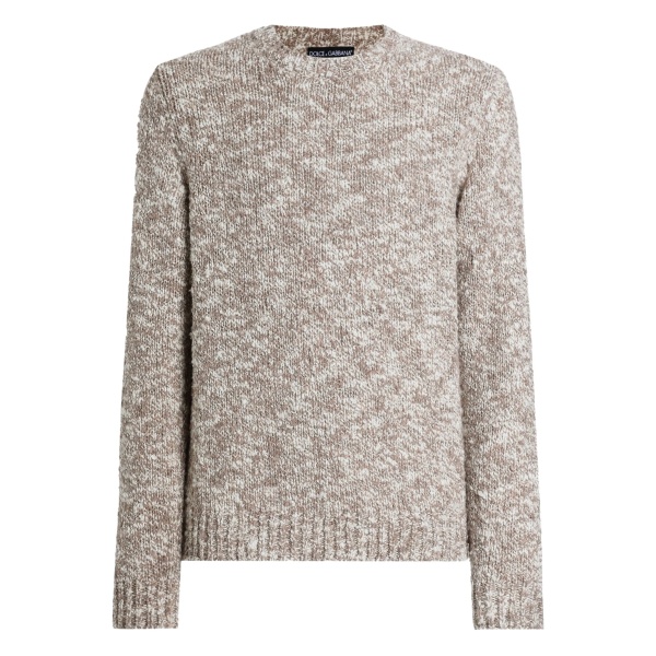 speckled knit sweater