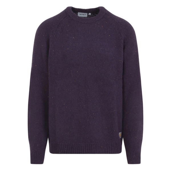 speckled raglan sweater