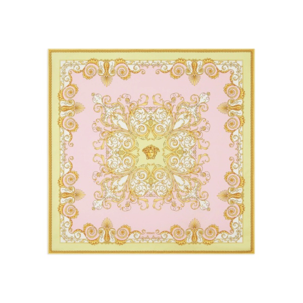 Spring Barocco printed silk scarf