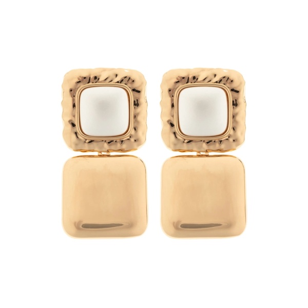 square drop earrings