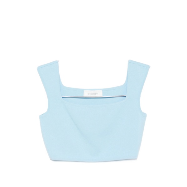 square-neck sleeveless top