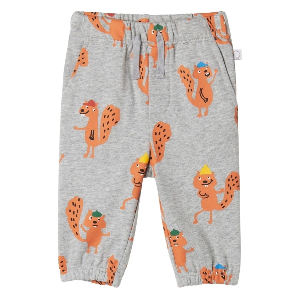 squirrel print trousers
