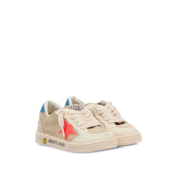 star-detail lace-up sneakers
