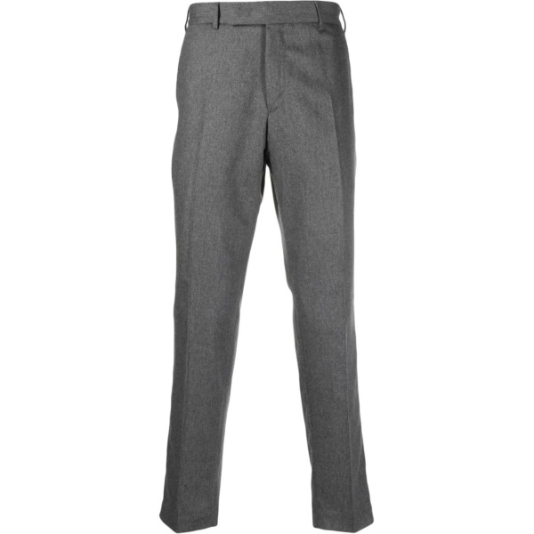 straight-leg tailored trousers