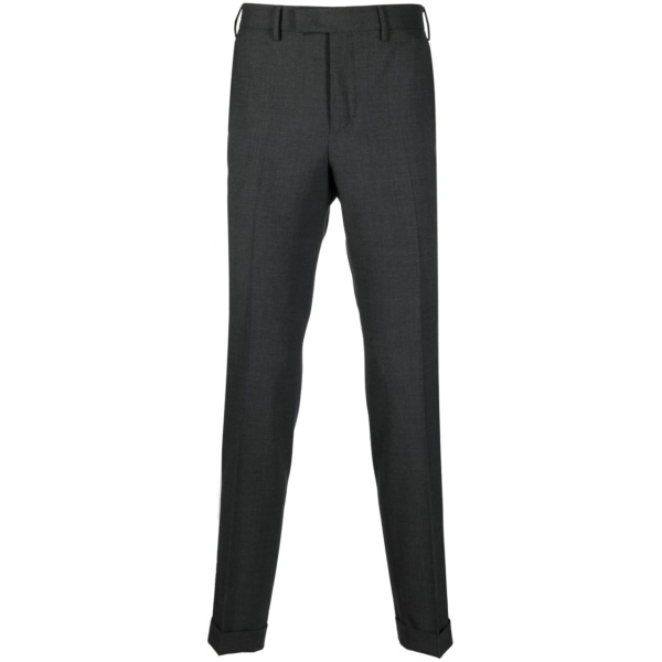 straight-leg tailored trousers