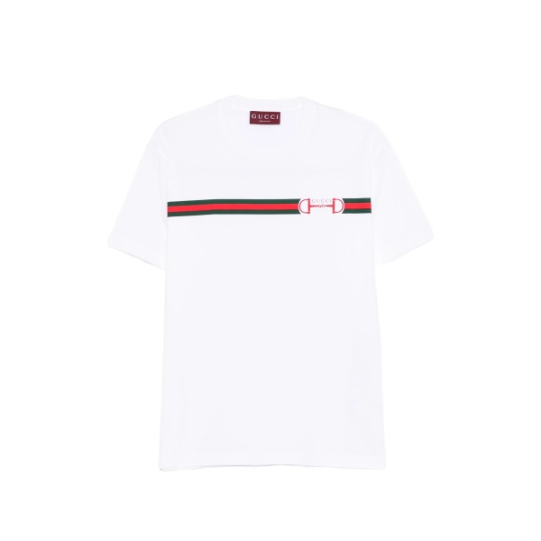 stripe logo T-shirt