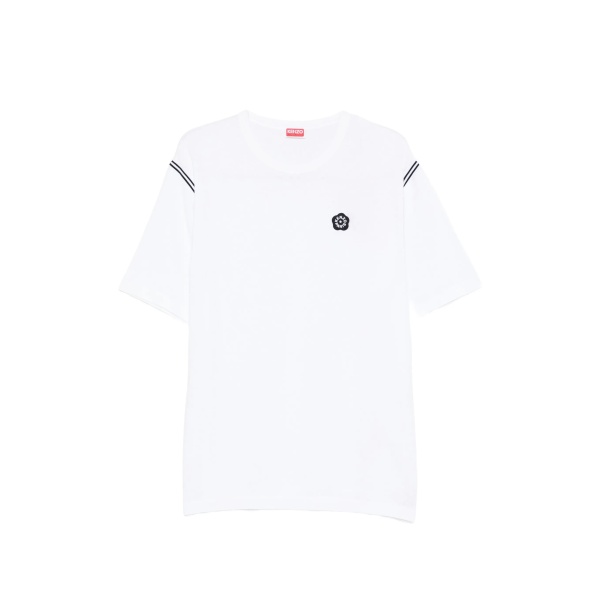 stripe patch T-shirt