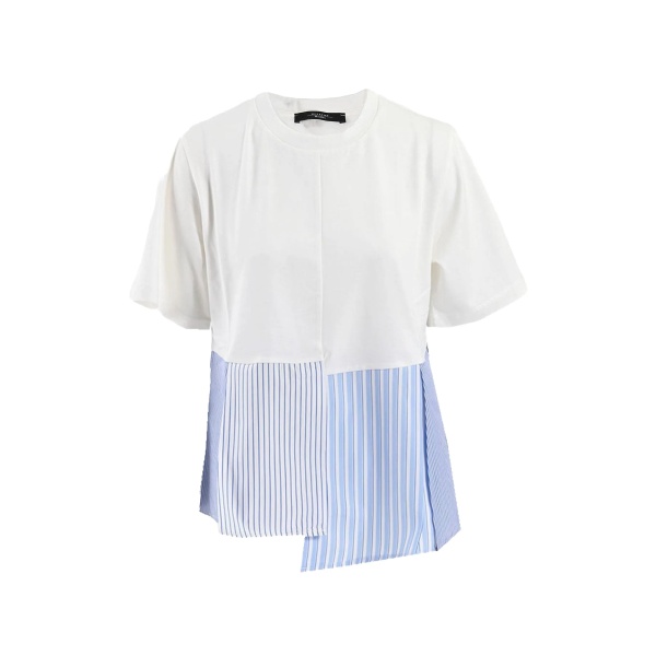 striped crew-neck T-shirt