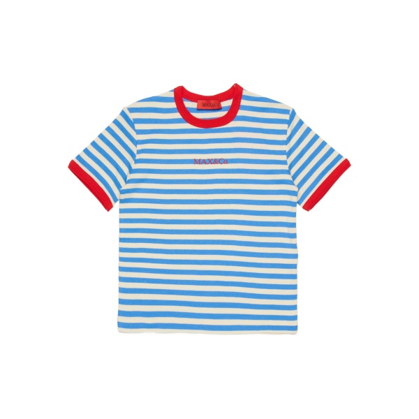 striped logo T-shirt