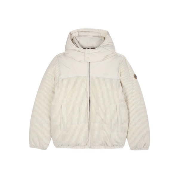 striped padded jacket