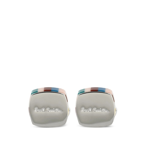 striped-pattern cufflinks