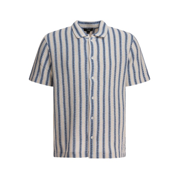 striped short-sleeve shirt