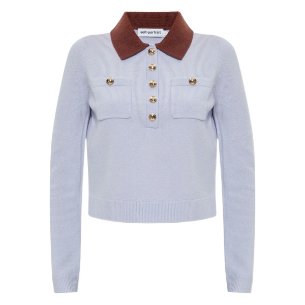 suede polo-top