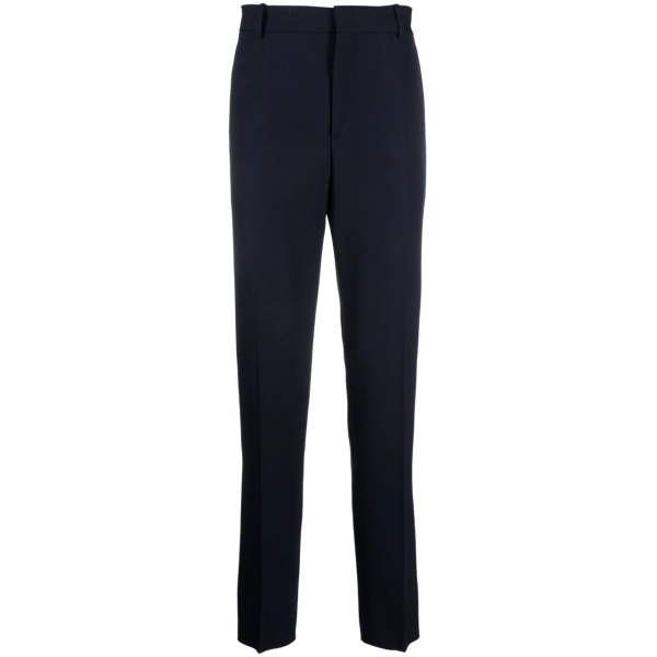 tailored straight-leg trousers