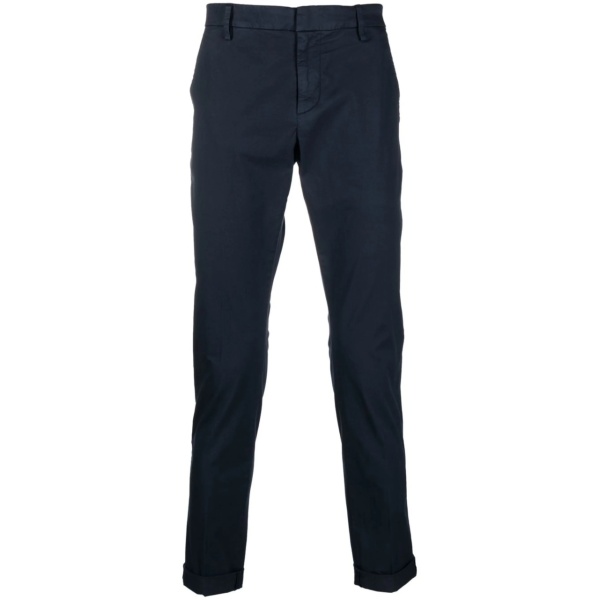 tapered-leg cropped chinos