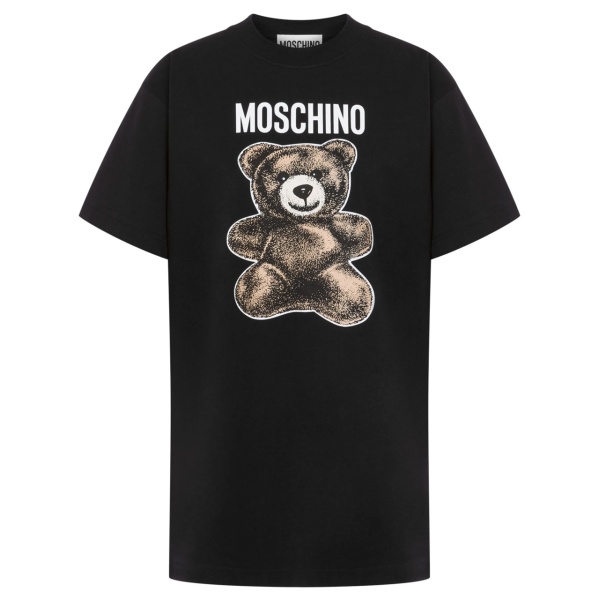 teddy bear-print T-shirt