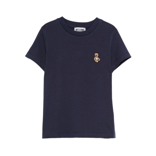 teddy-embroidered t-shirt