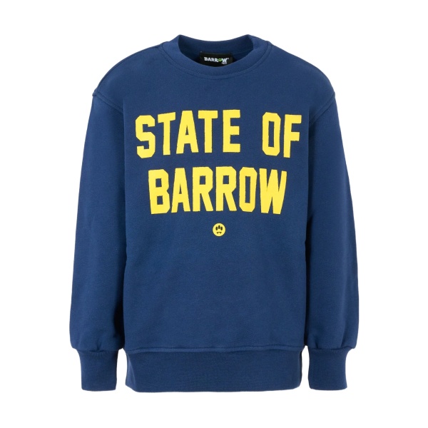 teddy-print crew-neck sweatshirt
