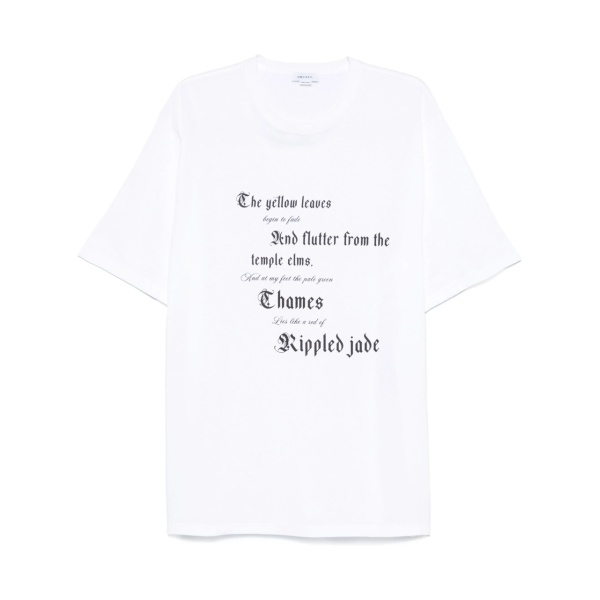 text-print T-shirt