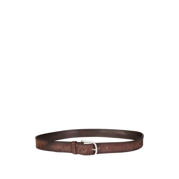 textured-finish leather belt