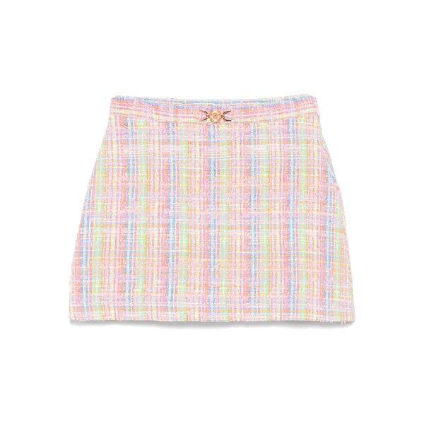 tweed A-line skirt