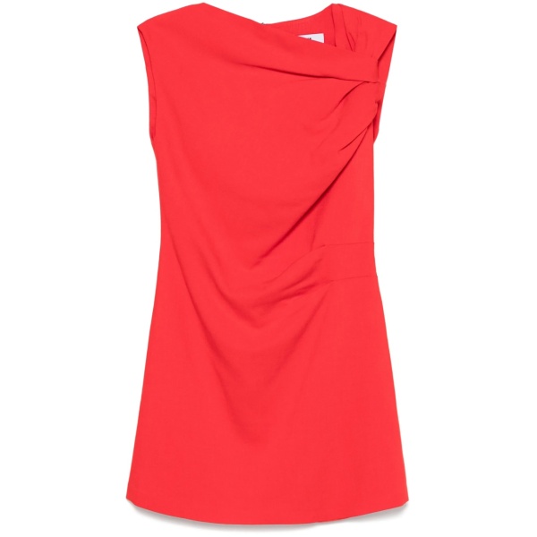 twist-detail mini dress