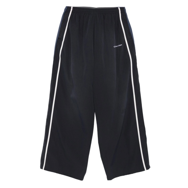 two-tone panelled trousers