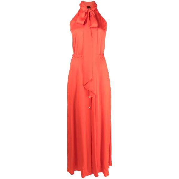 V-neck sleeveless shirt dress