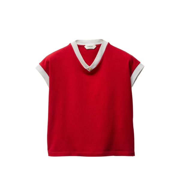 V-neck top