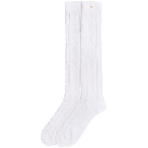 VLogo perforated socks
