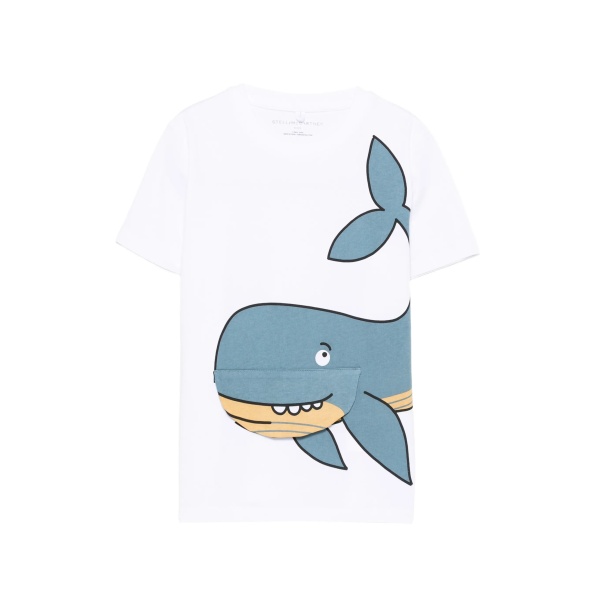 Whale-graphic T-shirt