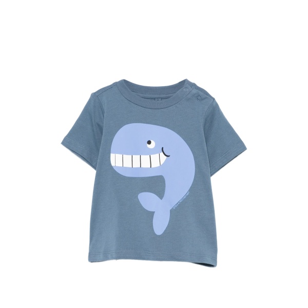 whale-motif T-shirt