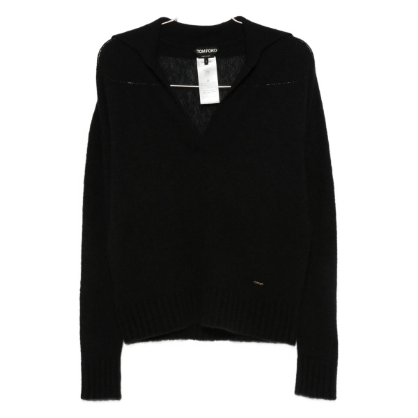 wholegarment cashmere-silk v-neck sweat