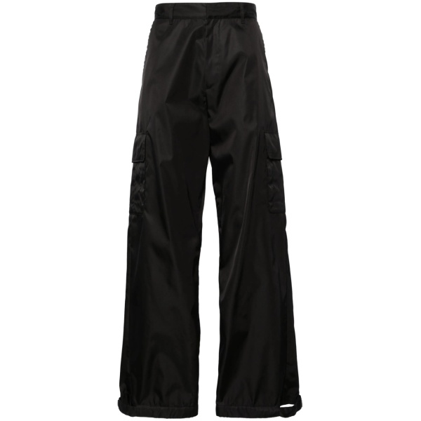 wide-leg cargo trousers