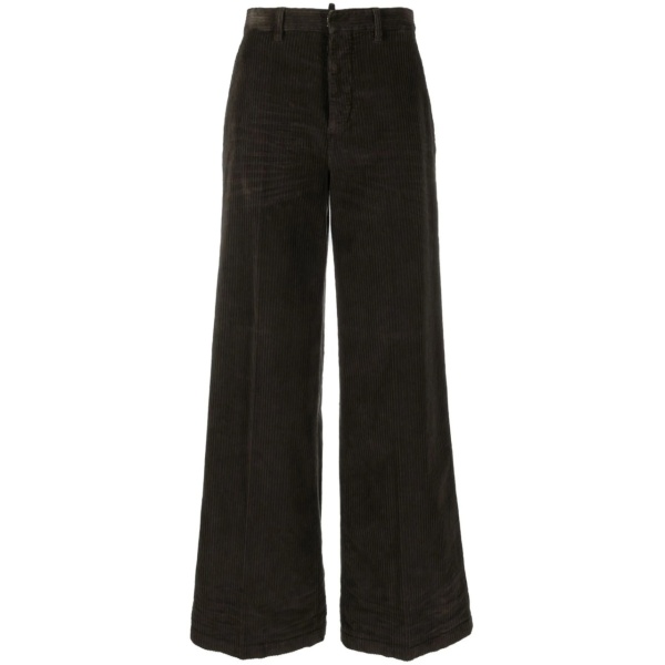 wide-leg corduroy trousers