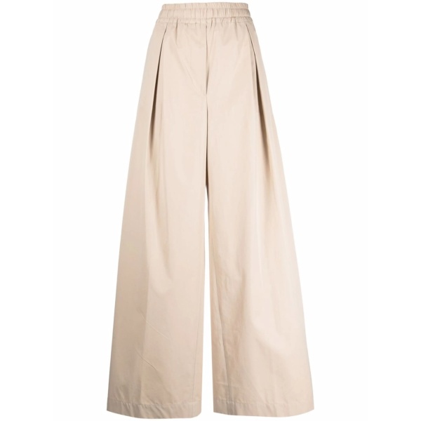 wide-leg flared trousers
