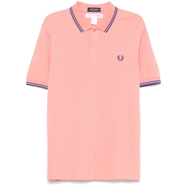 x Fred Perry logo-embroidered polo shirt