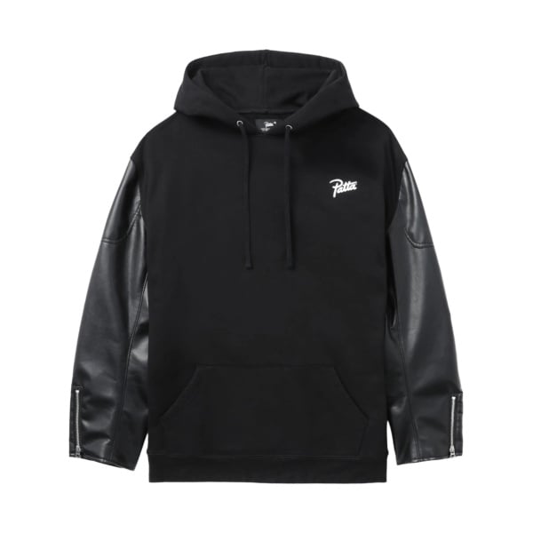 x Patta logo-print cotton hoodie