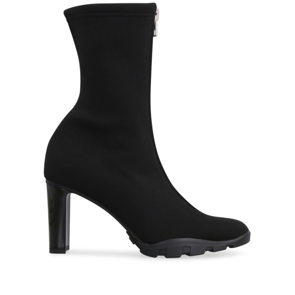 zipped-up ankle boots